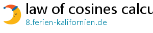 law of cosines calculator